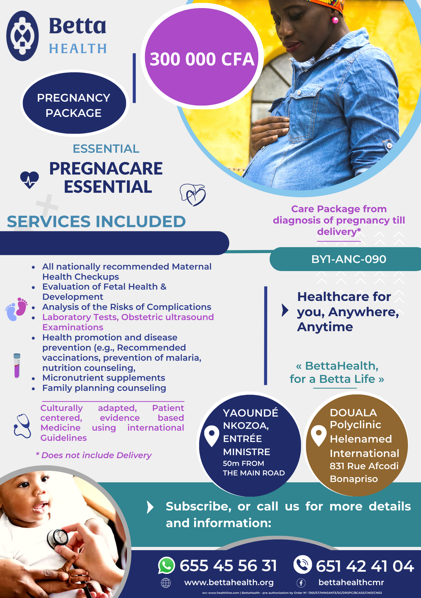 BETTAHEALTH PACKAGE - PREGNACARE ESSENTIAL