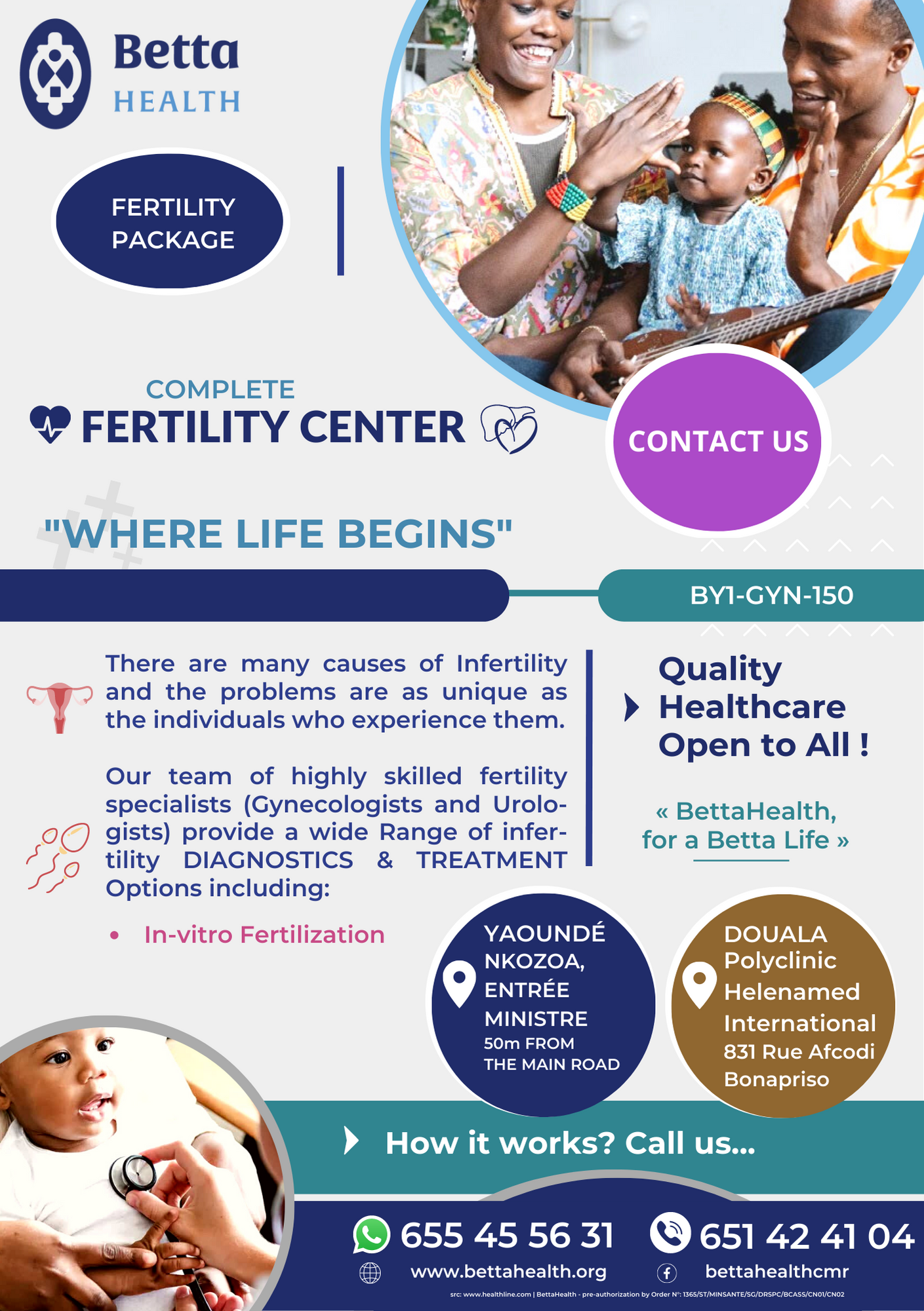 BETTAHEALTH PACKAGE - FERTILITY CENTER